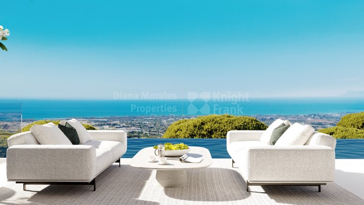 Villa con diseño vanguardista y vistas panorámicas - Villa en venta en Real de La Quinta, Benahavis