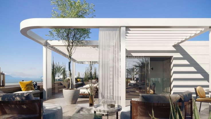 Duplex penthouse sur le Golden Mile à Marbella avec piscine privée - Penthouse duplex à vendre à Marbella Golden Mile