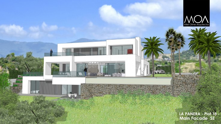 Grundstück mit Meer- und Bergblick, Neue Goldene Meile - Grundstück zum Verkauf in La Panera, Estepona