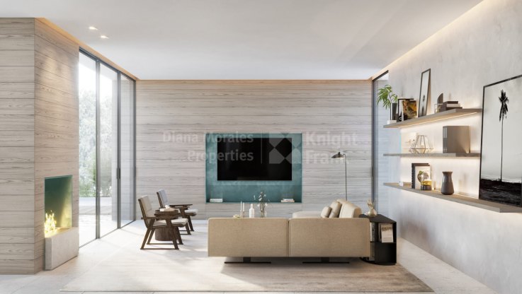 Plot with project and license for a state-of-the-art home - Plot for sale in Cascada de Camojan, Marbella Golden Mile