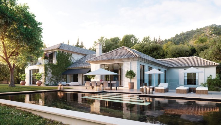 Lujosa villa en complejo vallado con seguridad 24 horas - Villa en venta en Cascada de Camojan, Marbella Milla de Oro