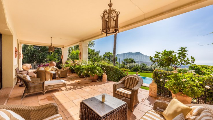 Five-bedroom villa with sea views in La Zagaleta - Villa for sale in La Zagaleta, Benahavis
