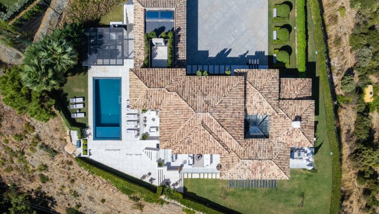 Villa im modernen Stil mit Meerblick - Villa zum Verkauf in El Madroñal, Benahavis