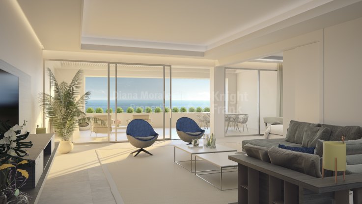 Quatre chambres en face de la mer - Appartement à vendre à Estepona