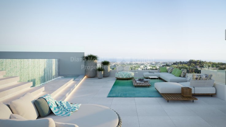 Benahavis, Beautiful penthouse under construction with fantastic views