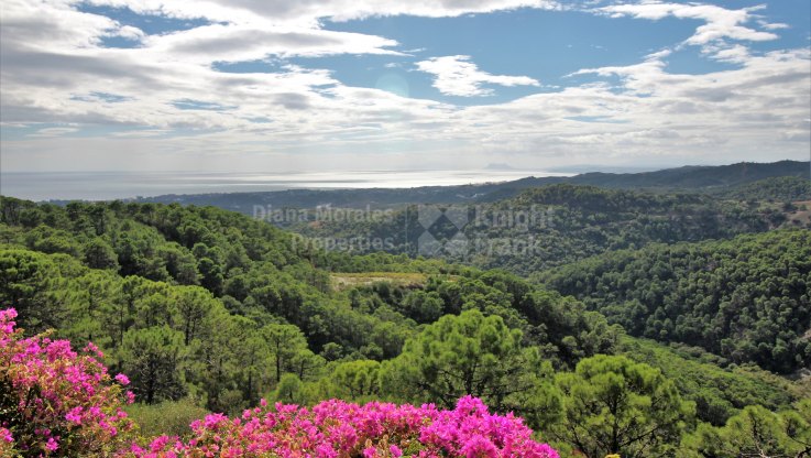 Espectacular villa con imponentes vistas - Villa en venta en El Velerin, Estepona