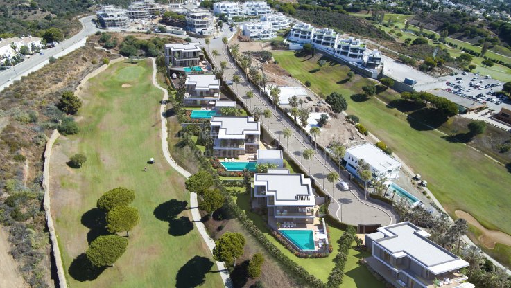Villa contemporaine avec vue sur la mer et le golf - Villa à vendre à Cabopino, Marbella Est