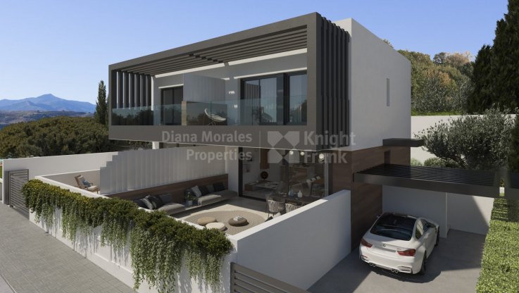 Gut gelegene Doppelhaushälfte - Doppelhaushälfte zum Verkauf in Atalaya Golf, Estepona