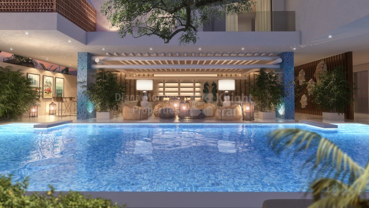 Хорошая квартира на первом этаже с частным садом - Дуплекс на первом этаже на продажу в Rio Real Golf, Восточная Марбелья