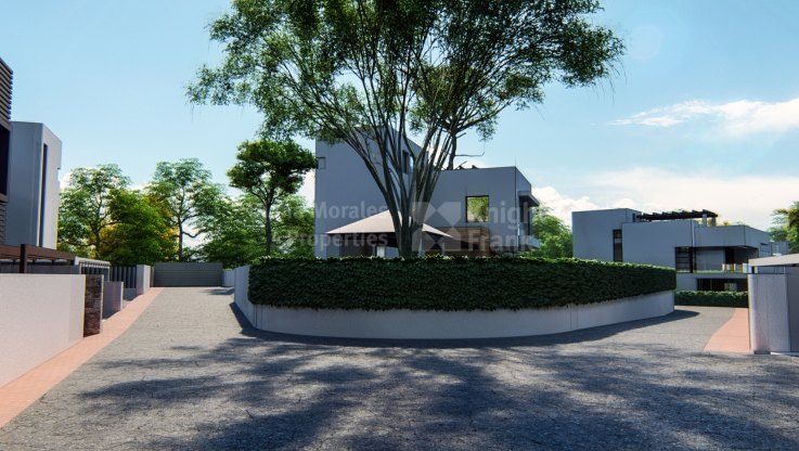 Moderne Villa mit Aufzug und Hallenbad - Villa zum Verkauf in Santa Clara, Marbella Ost