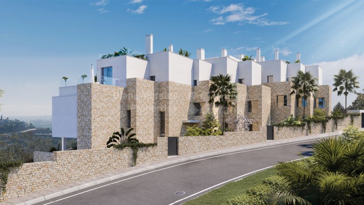 Двухуровневый пентхаус с панорамным видом - Пентхаус дуплекс на продажу в La Quinta, Бенахавис
