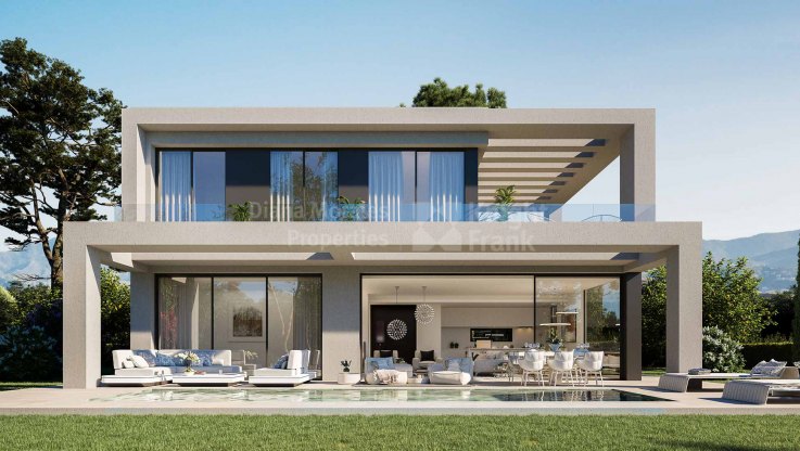 Villa independiente en complejo vallado - Villa en venta en Benahavis