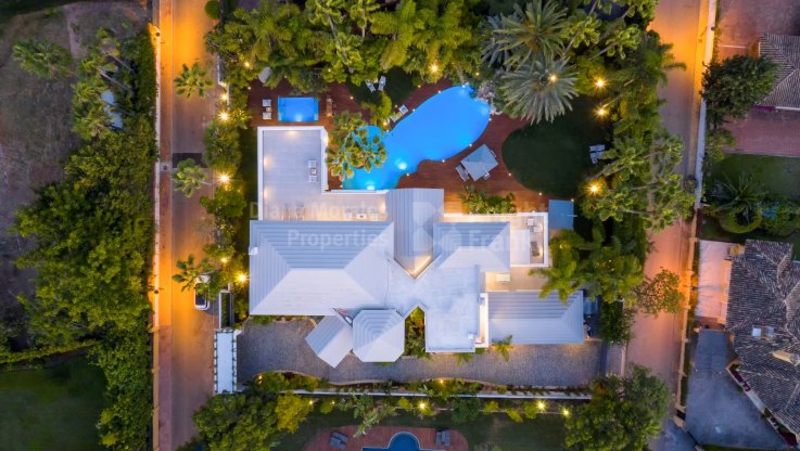 Casa de estilo Miami en Guadalmina Baja - Villa en alquiler en Guadalmina Baja, San Pedro de Alcantara