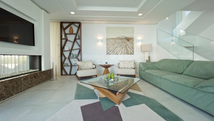 Casa de diseño moderno a estrenar - Villa en venta en La Alqueria, Benahavis