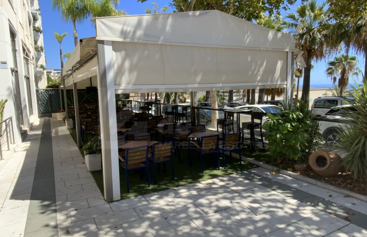 Large commercial premises next to the beach in Marbella center