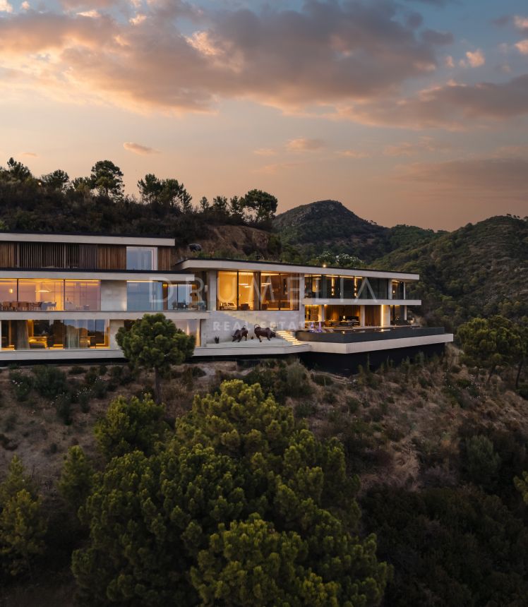 Casa Cuiabá - Nieuwe milieuvriendelijke moderne luxe villa met panoramisch uitzicht op zee in het prachtige Monte Mayor, Benahavis