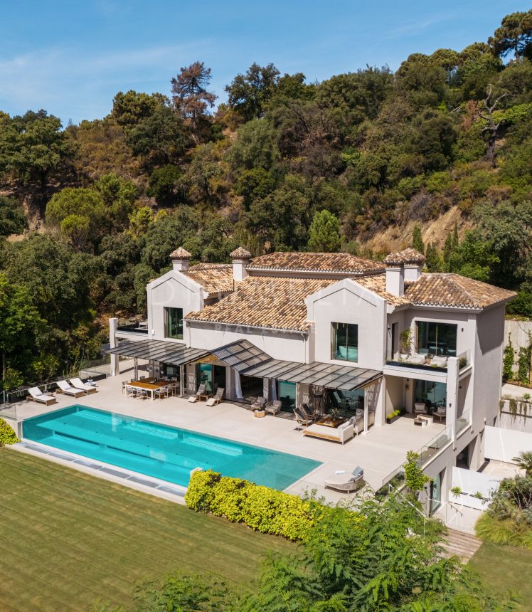 VILLA SERENA - Maison de luxe avec vue magnifique sur la mer à La Zagaleta, Benahavis