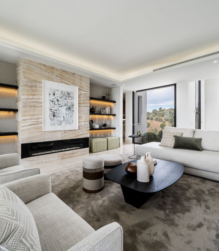 Brand-new modern villa in Lomas del Virrey, the Golden Mile of Marbella