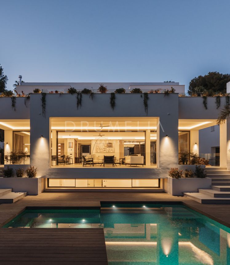The Golden One- Luxuriöse, moderne und umweltfreundliche Villa in der Urbanisation Golden 7 - Goldene Meile, Marbella