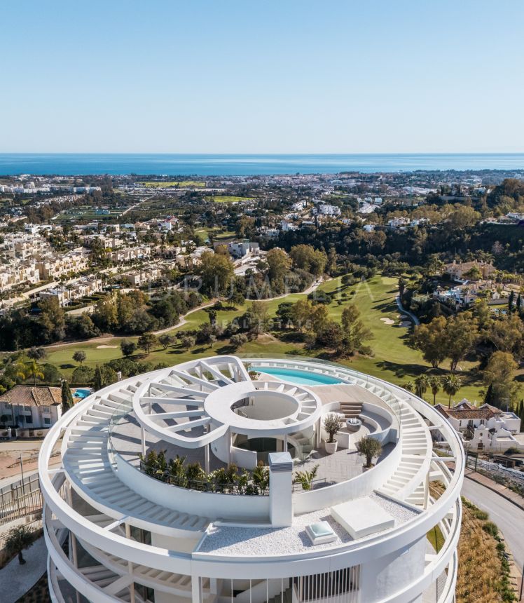 The View Zenith - Brandneues modernes luxuriöses Penthouse mit unvergesslichem Panoramablick auf das Meer in Benahavís
