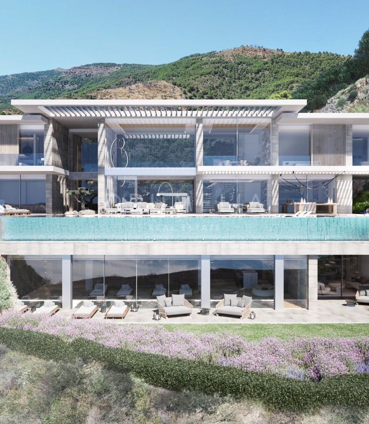 Magnificent modern villa project with panoramic sea views in La Zagaleta, Benahavís