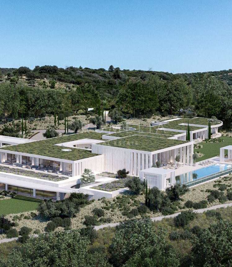 Villa Niwa - Unique brand-new luxury mansion of contemporary style with sea panorama in La Reserva de Sotogrande