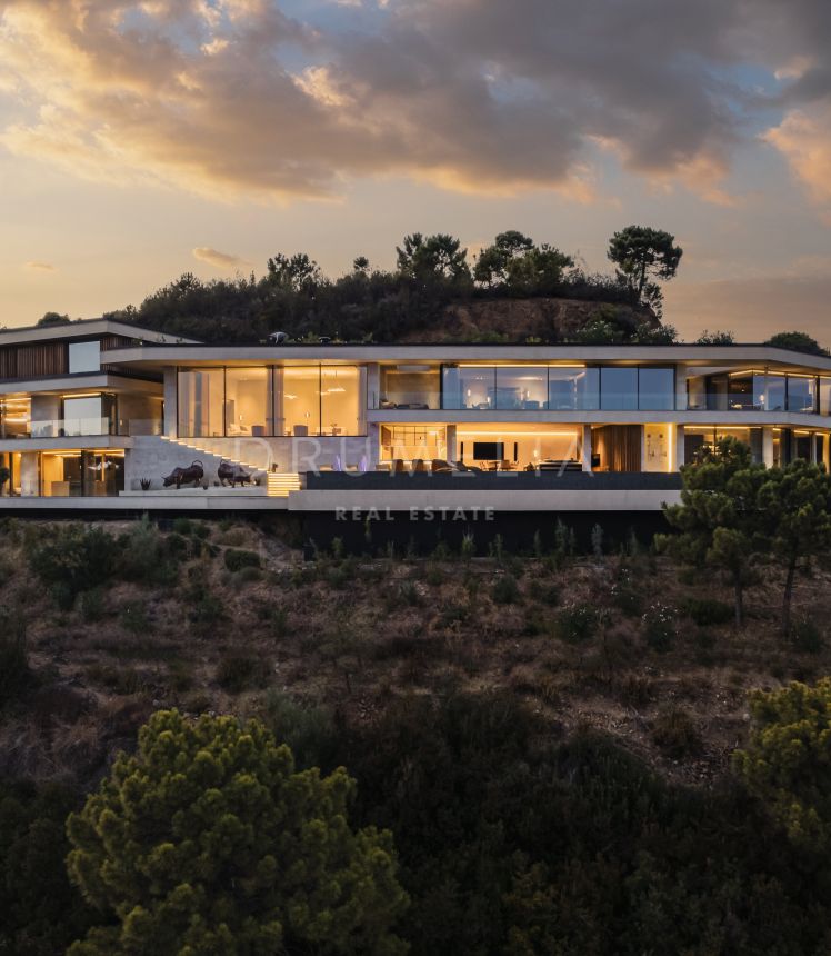 Casa Cuiabá - Nouvelle villa de luxe moderne et écologique avec vue panoramique sur la mer dans le fabuleux quartier de Monte Mayor, Benahavis