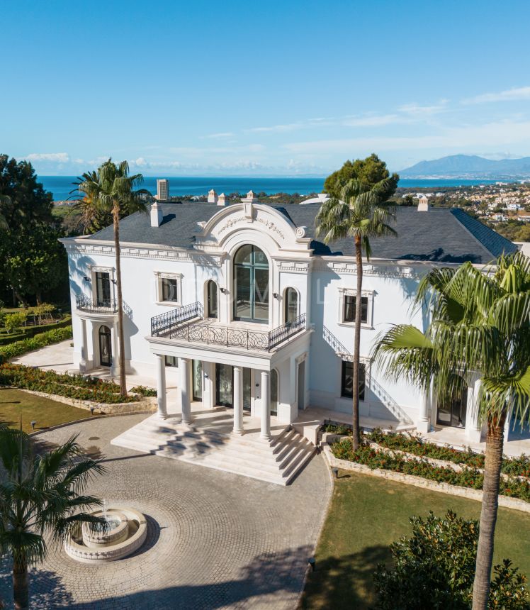 PALACE BLANC - Unik Regal Grand Villa med Wow Factor, Hacienda Las Chapas, Marbella Öst