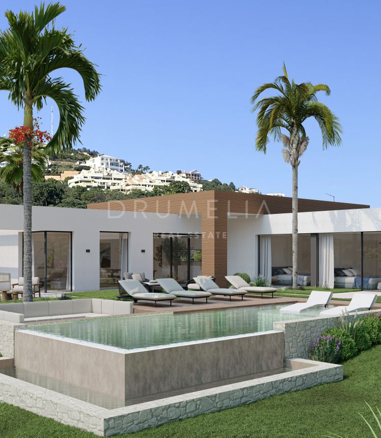 Brand-new modern chic designer house in Altos de Los Monteros, Marbella East