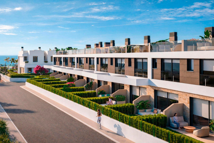 Newbuilt elegant 3-bedroom seafront villas with breathtaking Mediterranean views in El Campello