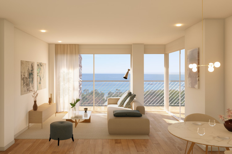Luxury new-build apartments with sea views in the center of Villajoyosa