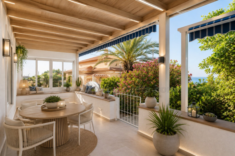 Detached chalet with big garden near the sea