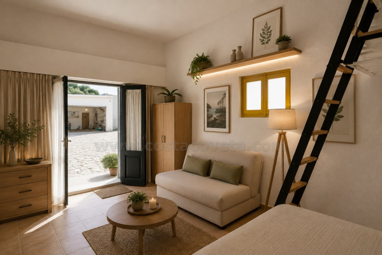 Detached chalet with big garden near the sea