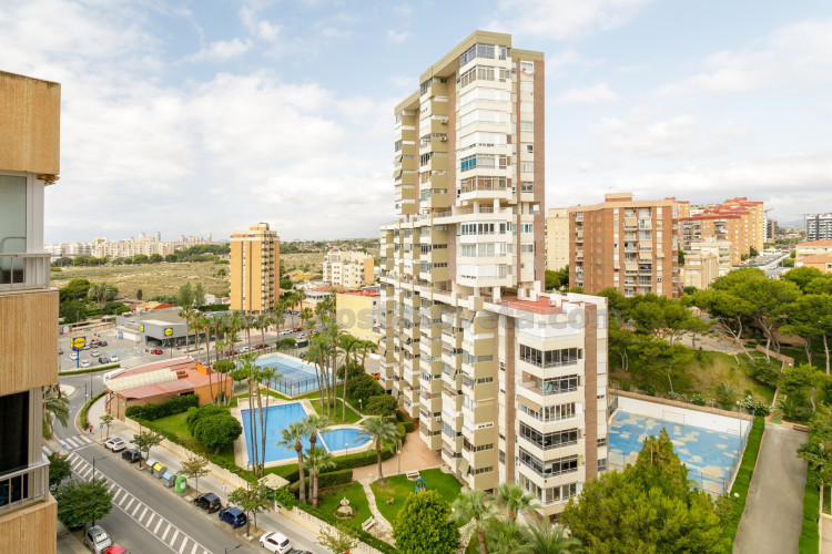 Fantastic beachfront penthouse on the promenade of campello with breathtaking sea views