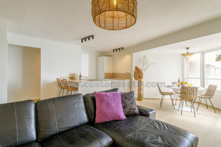 Fantastic beachfront penthouse on the promenade of campello with breathtaking sea views
