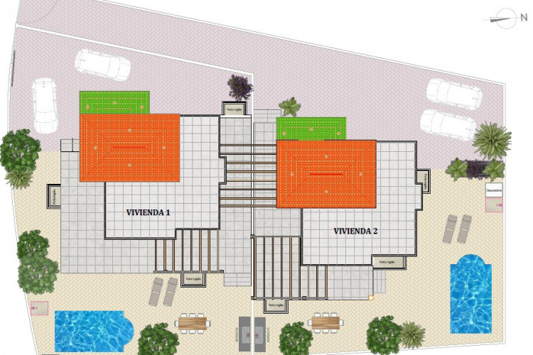 Luxury new-build villas with swimming pool and sea views