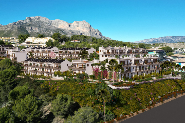 Townhouses with panoramic views in La Nucia