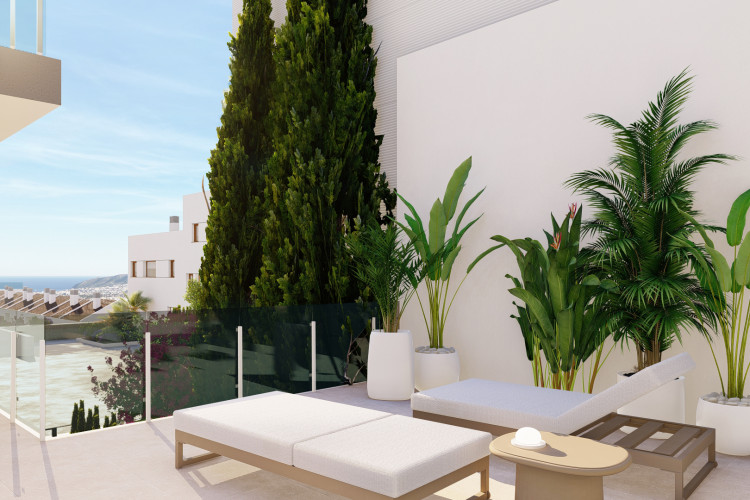 Townhouses with panoramic views in La Nucia