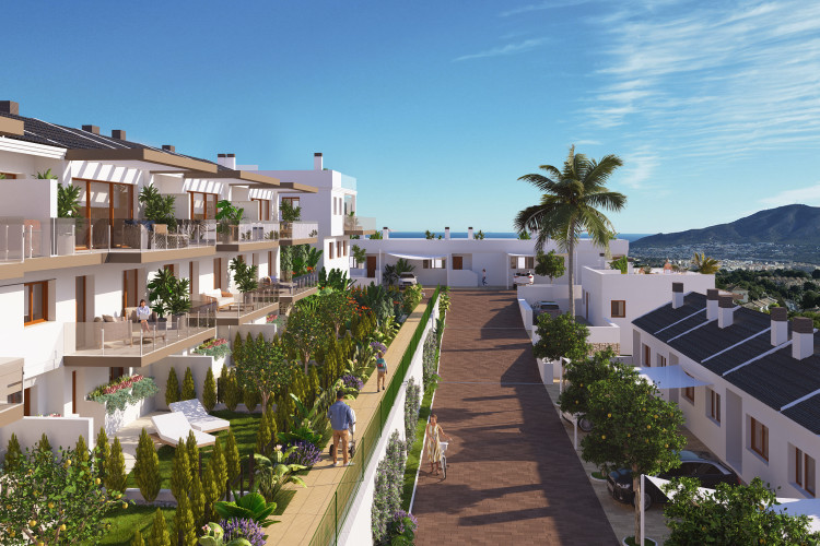 Townhouses with panoramic views in La Nucia