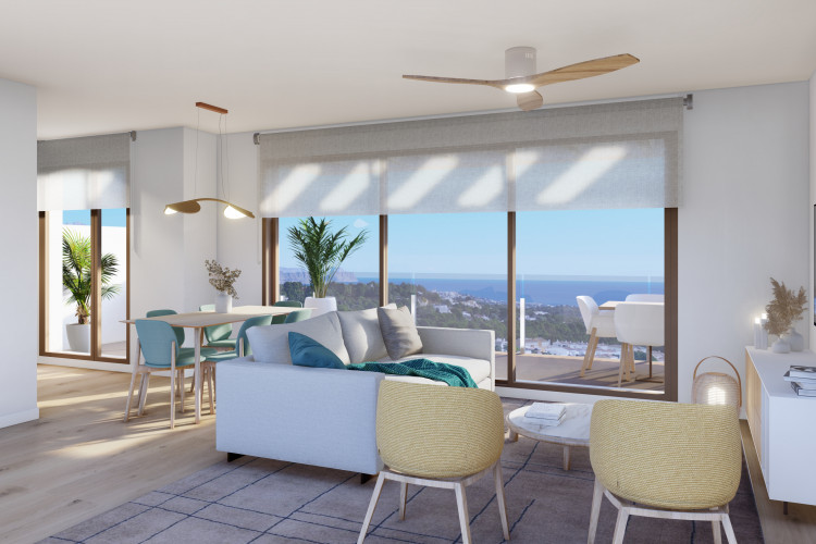 Townhouses with panoramic views in La Nucia