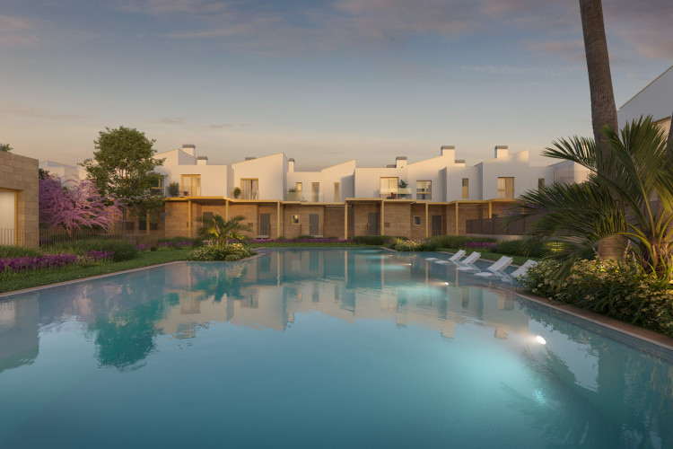 Casas adosadas donde la naturaleza, el lujo y la sostenibilidad se unen