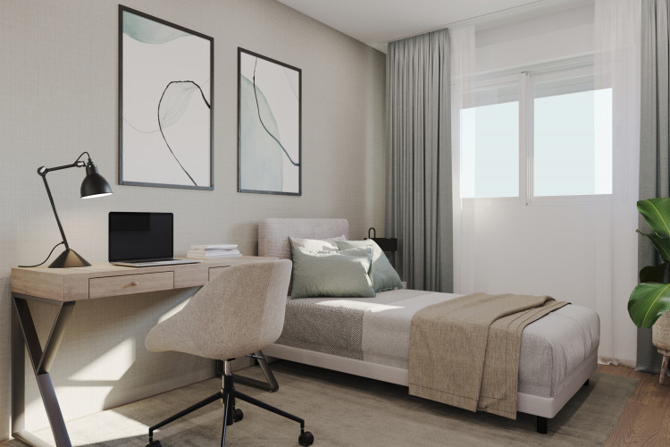 Lovely ground floor apartment next to the golf course with spacious terrace and garden