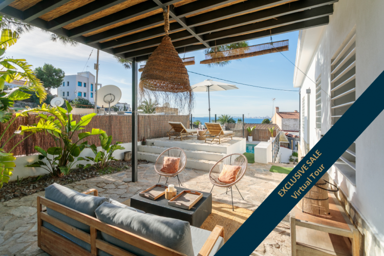 El Campello, Acogedor chalet con vistas al mar en Coveta Fumá