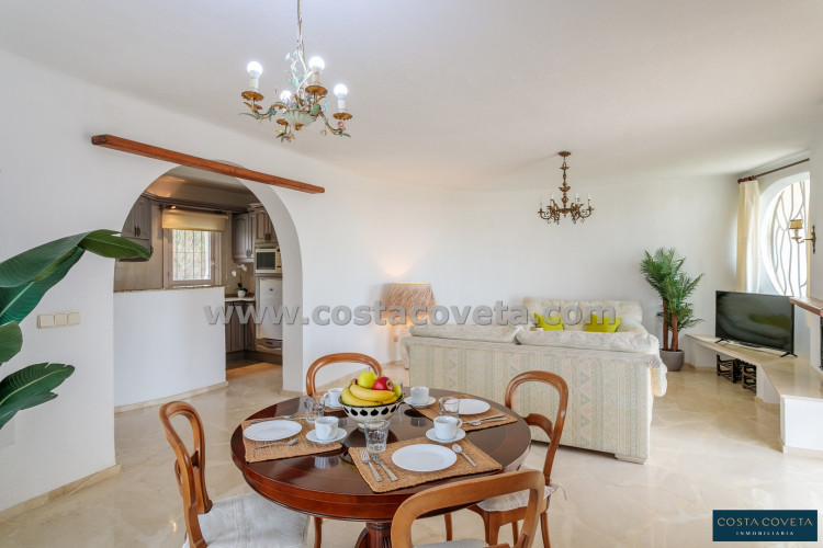 Cozy detached villa in Coveta Fumá with beautiful sea views