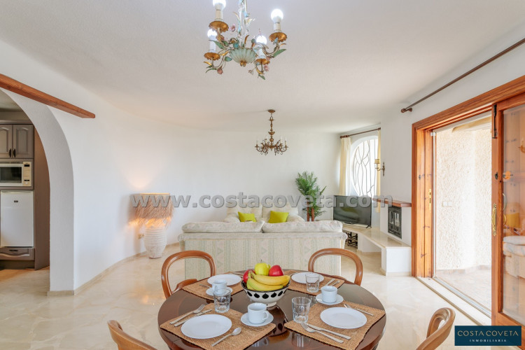 Cozy detached villa in Coveta Fumá with beautiful sea views