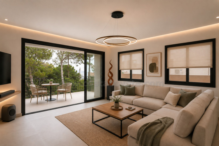 Chalet independiente con 900 m² de parcela y vistas al mar para reformar