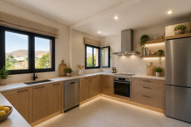 Chalet independiente con 900 m² de parcela y vistas al mar para reformar