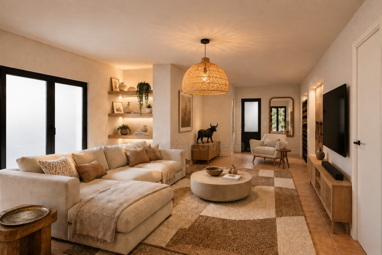 Chalet independiente con 900 m² de parcela y vistas al mar para reformar