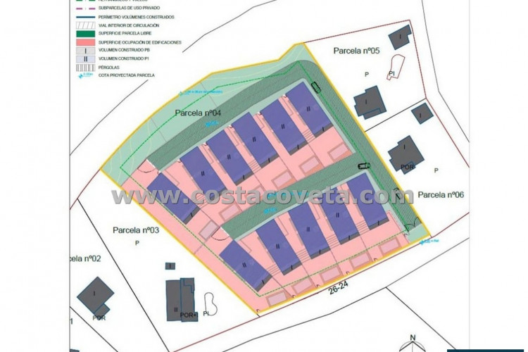 Building plot near the sea for a Residential development of up to 11 independent houses