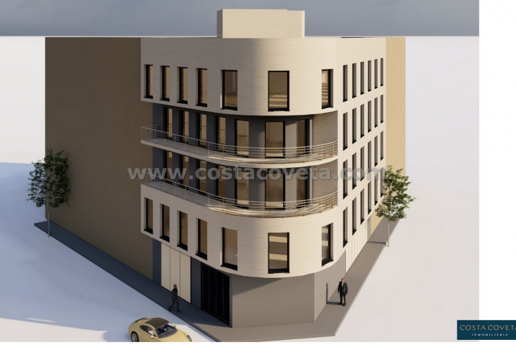 8-apartment building with 1 commercial space and 1 garage